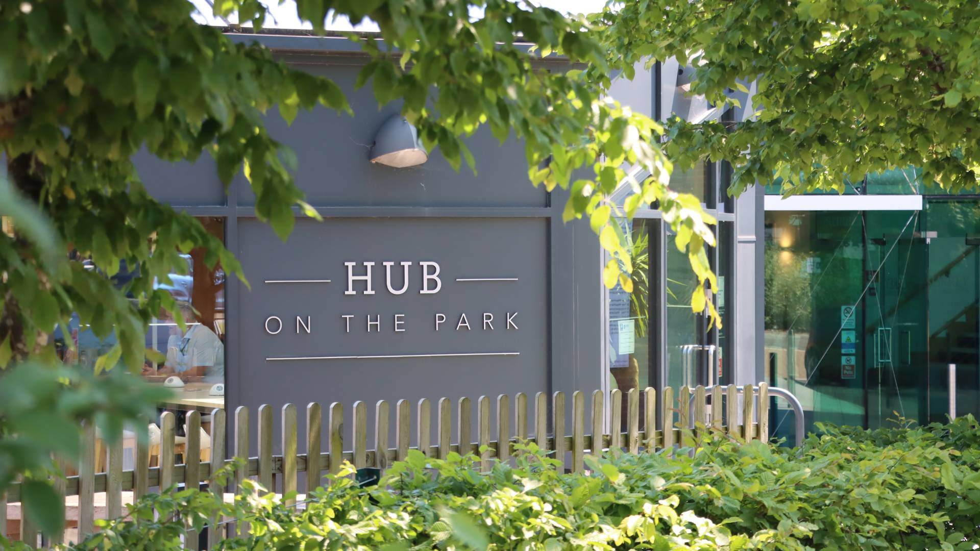 Exterior of the Hub on the Park